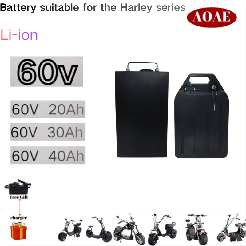 60V 30Ah Electric Scooter Battery - Bateria de lítio para motocicleta elétrica