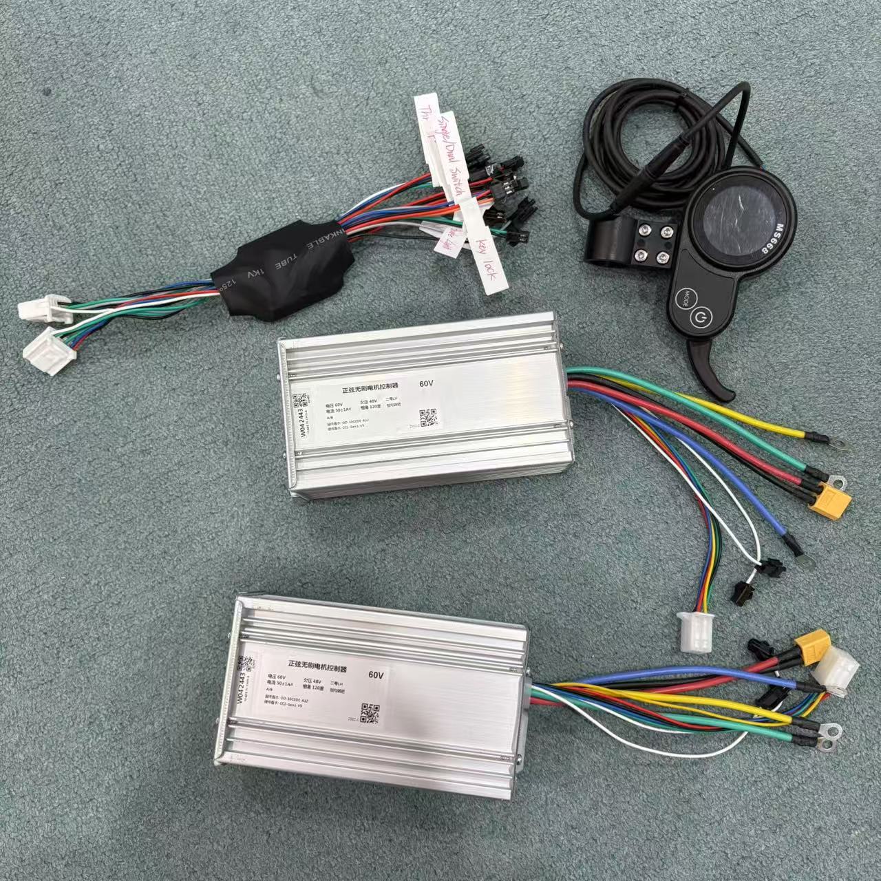 Conjunto de Controlador de 50A - 60V 5600W Dual Motor Electric Scooter avaliação e preço